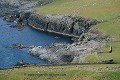 Loïc VAISSIERE rivages littoral littoraux paysages naturels herbes pres prairies paturages murets rochers mers oceans atlantique nord iles archipels shetland ecosse royaume unis 